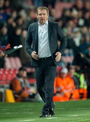 24. Maerz 2016: Prag (Stadion Letna), Fussball Testspiel: Tschechien - Schottland: Trainer Pavel Vrba (Tschechien).