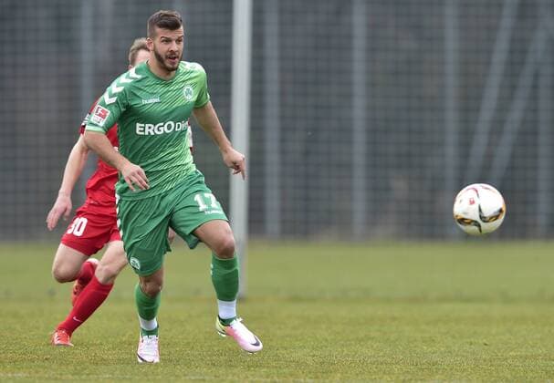 24.03.2016 - Fussball - Saison 2015 2016 - Testspiel Freundschaftsspiel: SpVgg Greuther Fürth - FC Würzburger Kickers Würzburg - - Zlatko Tripic (17, SpVgg Greuther Fürth )