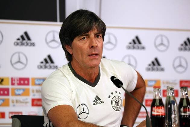 Bundestrainer Joachim Löw - Pressekonferenz der Deutschen Nationalmannschaft, Mercedes-Benz Berlin
