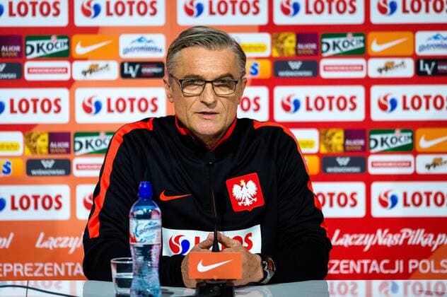 Fußball, Nationalteam Polen PK Polska Wroclaw 25.03.2016 Adam Nawalka - press conference PK Pressekonferenz Poland --- Newspix.pl  160325_1SB7366