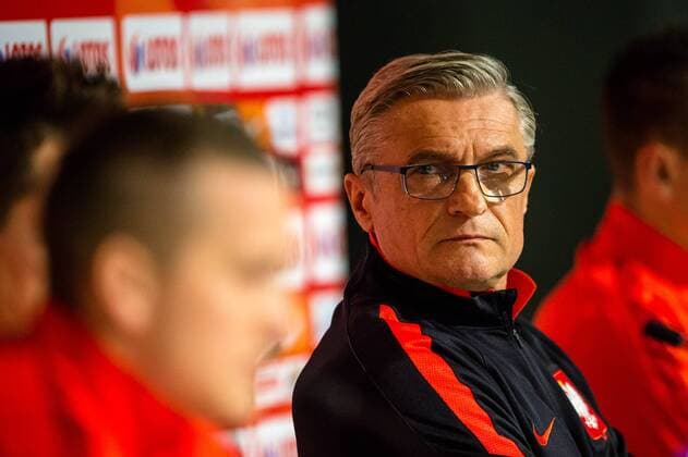 Bilder des Tages - SPORT Fußball, Nationalteam Polen PK Polska Wroclaw 25.03.2016 Adam Nawalka - press conference PK Pressekonferenz Poland --- Newspix.pl  160325_1SB7436