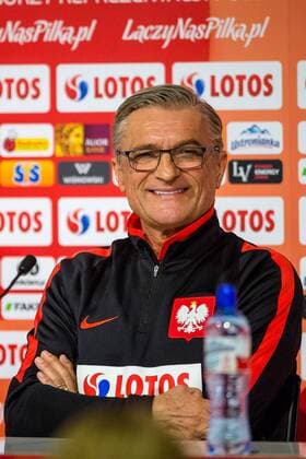 Fußball, Nationalteam Polen PK Polska Wroclaw 25.03.2016 Adam Nawalka - press conference PK Pressekonferenz Poland --- Newspix.pl  160325_1SB7445