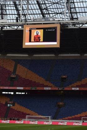 Fußball, Länderspiel, Niederlande - Frankreich, Trauer um Johan Cruyff Hommage an Johan Cruyff FOOTBALL : NED vs FRA - Friendly (Nationalteam) - 25 03 2016 JBAutissier 