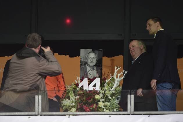 Fußball, Länderspiel, Niederlande - Frankreich, Trauer um Johan Cruyff Hommage an Johan Cruyff FOOTBALL : NED vs FRA - Friendly (Nationalteam) - 25 03 2016 JBAutissier 