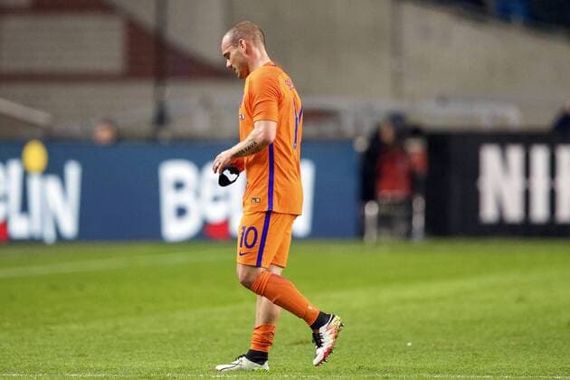 Fußball, Länderspiel, Niederlande - Frankreich Wesley Sneijder of Holland during the friendly match between Netherlands and France on March 25, 2016 at the Amsterdam Arena in Amsterdam, The Netherlands. Netherlands v France Friendly match 2015 2016 xVIxxIVx 5216322