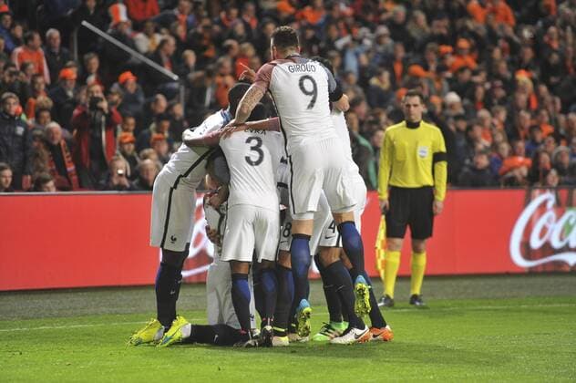 Fußball, Länderspiel, Niederlande - Frankreich International Friendly Länderspiel The Netherlands vs France Amsterdam The Netherlands 25th March 2016 International Friendly The Netherlands vs France Antoine Griezmann celebrates his goal in the 6th minute. Photo :Richard Wareham 