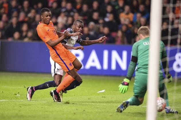 Blaise Matuidi (France) vs Riechedly Bazoer - Jasper Cillessen (Netherlands) FOOTBALL : Netherlands vs France - Friendly Match - 25 03 2016 JBAutissier Panoramic 