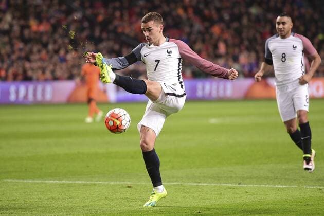 Antoine Griezmann (France) FOOTBALL : Netherlands vs France - Friendly Match - 25 03 2016 JBAutissier Panoramic 