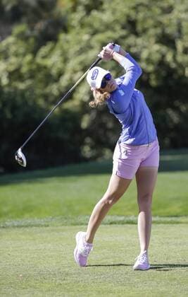 March 26, 2016: Paula Creamer on the 2nd tee box during the third round of the Kia Classic at Aviara Golf Club in Carlsbad, California. LPGA Golf Damen 2016: Kia Classic MAR 26 - ZUMAc04_