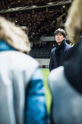 Berlin, Deutschland, 26.03.2016: Fußball Länderspiel zur Vorbereitung für die EM 2016 - Deutschland - England. Trainer Joachim Löw Loew (Deutschland)