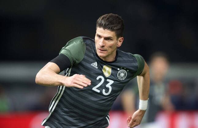 Fussball Berlin 19.03.2016 Nationalmannschaft DFB Länderspiel Deutschland (GER) - England (ENG) Mario Gomez (Deutschland, No.23)
