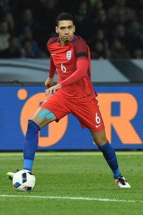 Fußball Länderspiel Deutschland - England am 26.03.2016 im Olympiastadion in Berlin Chris Smalling ( England ) xRx