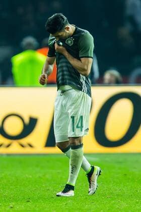 Samstag 26.03.2016, Laenderspiel - Testspiel in Berlin, Deutschland - England, enttaeuscht, enttaeuschung, Emre Can (Deutschland 14) DeFodi507