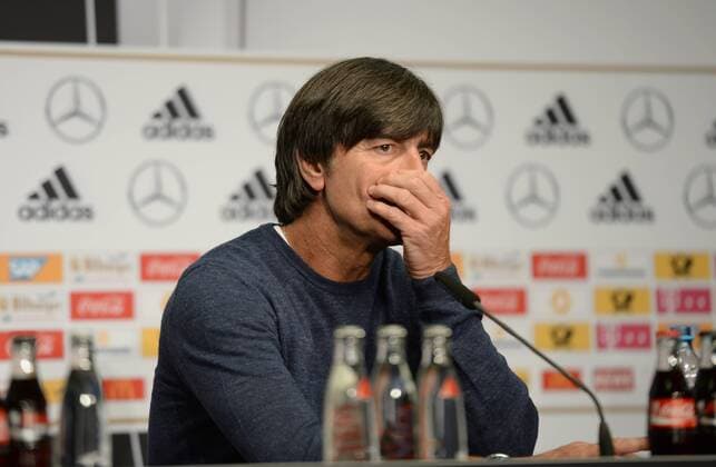 Fussball, Herren, Saison 2015 16, Länderspiel in Berlin, Deutschland - England, Trainer Joachim Löw (Deutschland), Sprecher Jens Grittner, 26.03.2016,