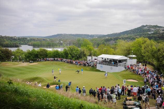 26 MAR 2016: Zach Johnson wins the 16th hole down one to Rory McIlroy as they head to the 17th tee box during the World Golf Championships - Dell Match Play Round 4 at the Austin Country Club Austin, Texas. (Photo by Ken Murray Icon Sportswire) GOLF: MAR 26 PGA Golf Herren - World Golf Championships-Dell Match Play - Round 4 Icon1603264034 EDITORIAL USE ONLY