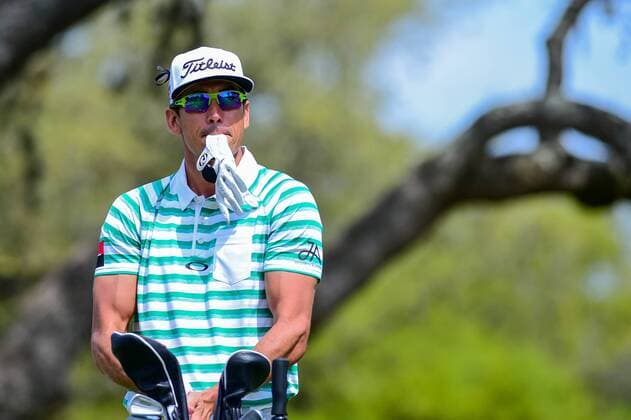 26 MAR 2016: Rafa Cabrera Bello prepares to tee off on number 8 during the World Golf Championships - Dell Match Play Round 5 at the Austin Country Club Austin, Texas. (Photo by Ken Murray Icon Sportswire) GOLF: MAR 26 PGA Golf Herren - World Golf Championships-Dell Match Play - Round 5 Icon1603265016 EDITORIAL USE ONLY