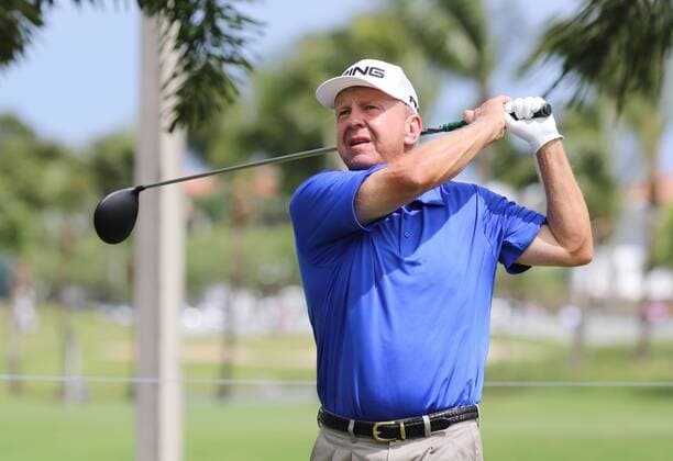 26 March 2016: Billy Mayfair drives from the second hole tee in the third round of the Puerto Rico Open, in Rio Grande, PR (Photo by Bradley Rex Icon Sportswire) GOLF: MAR 26 PGA Golf Herren - Puerto Rico Open - Third Round Icon16032430 EDITORIAL USE ONLY