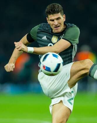 Samstag 26.03.2016, Laenderspiel - Testspiel in Berlin, Deutschland - England, 2:3, Mario Gomez (Deutschland 23) DeFodi507