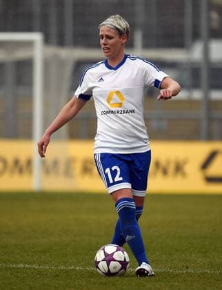 27.03.2016, xjhx, Fussball 1.Bundesliga Damen, 1.FFC Frankfurt - SV Werder Bremen, emspor, v.l. Sophie Schmidt (1.FFC Frankfurt) FREISTELLER
