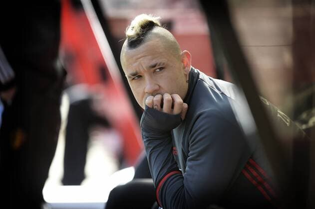 Belgium s Radja Nainggolan pictured during a training session of the Belgian national soccer team Red Devils, Sunday 27 March 2016 in Brussels. The Red Devils will play a friendly game in and against Portugal on 29 March, the match was moved due to safety concerns after the Brussels terrorists attacks. The game is a preparation for the upcoming Euro2016. NICOxVEREECKEN  x04821789x