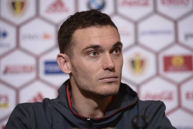 Vermaelen Thomas defender of Belgium talking to the press FOOTBALL : Belgique - Entrainement et conference de presse - Bruxelles - 27 03 2016 Photonews Panoramic 