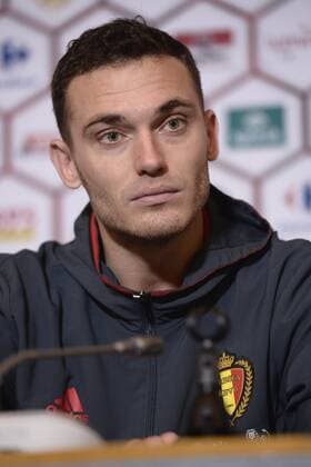 Vermaelen Thomas defender of Belgium talking to the press FOOTBALL : Belgique - Entrainement et conference de presse - Bruxelles - 27 03 2016 Photonews Panoramic 
