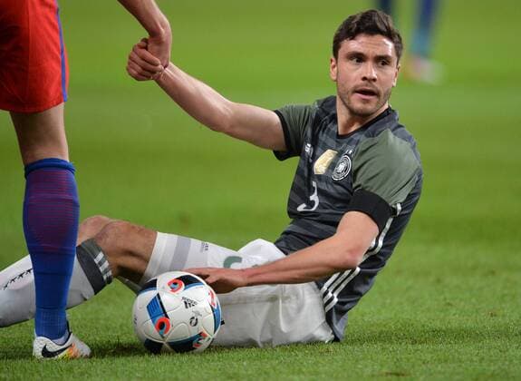 Fußball, Länderspiel, Deutschland - England Fussball DFB Berlin 26.03.2016 Olympiastadion Berlin Laenderspiel Test EURO 2016 Deutschland geg England 2 : 3 Jonas HECTOR 3 GER