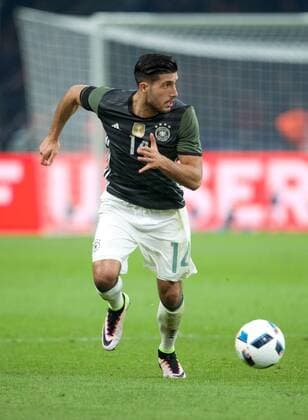 Fußball, Länderspiel, Deutschland - England Fussball DFB Berlin 26.03.2016 Olympiastadion Berlin Laenderspiel Test EURO 2016 Deutschland geg England 2 : 3 Emre CAN 14 GER