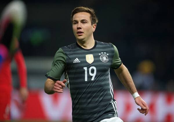 Fußball, Länderspiel, Deutschland - England Fussball DFB Berlin 26.03.2016 Olympiastadion Berlin Laenderspiel Test EURO 2016 Deutschland geg England 2 : 3 Mario GOETZE (GÖTZE) 19 GER