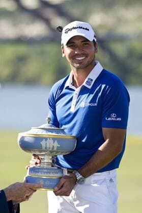 March 27, 2016: Jason Day celebrates the finals match win at the World Golf Championships-Dell Match Play Round at the Austin Country Club. Austin, Texas. PGA Golf Herren 2016: World Golf Championships MAR 27 - ZUMAc04_