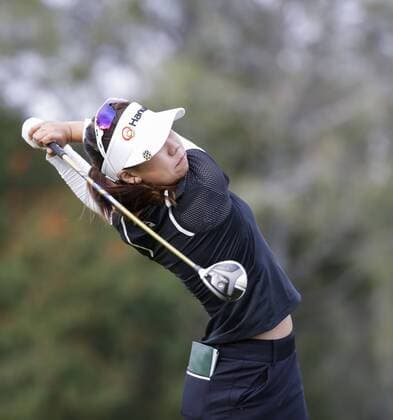 March 27, 2016: Jenny Shin tees off on the 16th hole during the final round of the Kia Classic at Aviara Golf Club in Carlsbad, California. Lydia Ko wins by 19 under for the tournament. LPGA Golf Damen 2016: Kia Classic MAR 27 - ZUMAc04_
