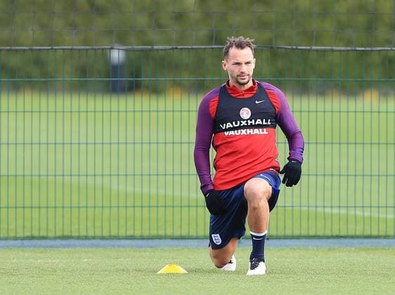 England s Danny Drinkwater during training at the Tottenham Hotspur Training Centre. Photo credit should read: David Klein Sportimage EDITORIAL USE ONLY. No use with unauthorised audio, video, data, fixture lists, club league logos or live services. Online in-match use limited to 120 images, no video emulation. No use in betting, games or single club league player publications.