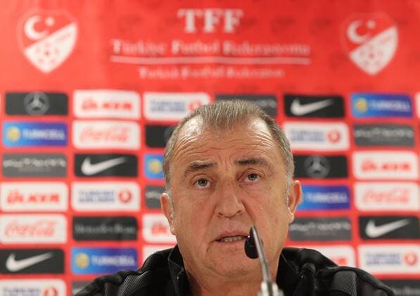 Fußball, PK Fatih Terim - Nationalteam Türkei SOCCER - AUT vs TUR, test match, preview VIENNA,AUSTRIA,28.MAR.16 - SOCCER - OEFB international match Länderspiel Austria vs Turkey, friendly match, preview, press conference PK Pressekonferenz team TUR. Image shows head coach Fatih Terim (TUR). Picture shot with a Canon EOS-1D X Mark II sample. GEPAxpictures xChristianxOrt