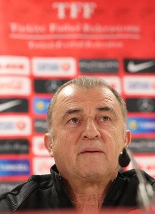 Fußball, PK Fatih Terim - Nationalteam Türkei SOCCER - AUT vs TUR, test match, preview VIENNA,AUSTRIA,28.MAR.16 - SOCCER - OEFB international match Länderspiel Austria vs Turkey, friendly match, preview, press conference PK Pressekonferenz team TUR. Image shows head coach Fatih Terim (TUR). Picture shot with a Canon EOS-1D X Mark II sample. GEPAxpictures xChristianxOrt