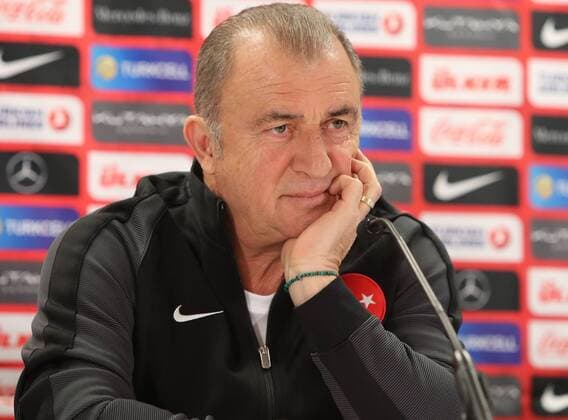 Fußball, PK Fatih Terim - Nationalteam Türkei SOCCER - AUT vs TUR, test match, preview VIENNA,AUSTRIA,28.MAR.16 - SOCCER - OEFB international match Länderspiel Austria vs Turkey, friendly match, preview, press conference PK Pressekonferenz team TUR. Image shows head coach Fatih Terim (TUR). Picture shot with a Canon EOS-1D X Mark II sample. GEPAxpictures xChristianxOrt