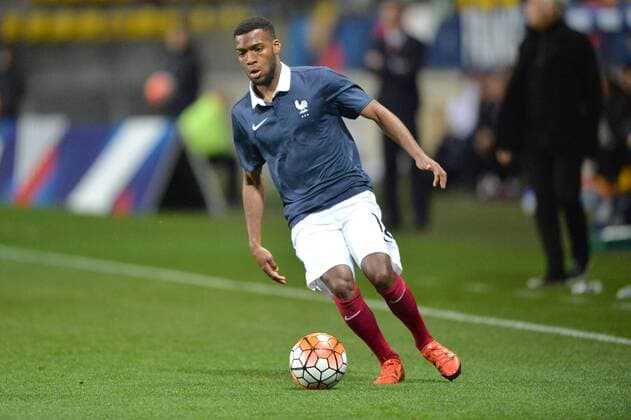 Fußball, U21 EM Quali, Frankreich - Mazdenonien THOMAS LEMAR FOOTBALL : France vs Macedonia U19 U 19 Nationalteam Länderspiel - Qualifications Euro 2017 - 28 03 2016 AnthonyBIBARD FEP Panoramic 