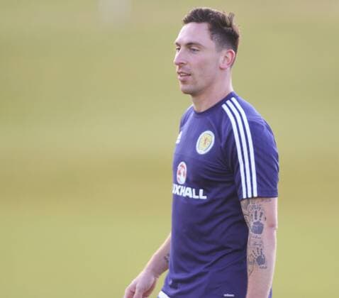 FuÃŸball, Training Nationalteam Schottland 28.03.2016. Mar Hall, Glasgow, Scotland. International Football Scotland Training and Media Event. Scott Brown xGeorgariouxVagelisx  ActionPlus11723105