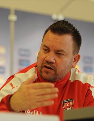 29.03.2016, xmhx, Fussball UEFA WomenÕs Champions League, 1.FFC Frankfurt - FC Rosengard, emspor, v.l. Jack Majgaard Jensen (Trainer FC Rosengard)