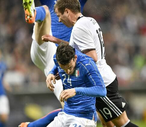 Tor zum 2:0 durch Mario Götze (GER) DFB Länderspiel Nationalteam Deutschland gegen Italien Freundschaftsspiel Fußball Herren GER vs ITA Allianz Arena München 29.03.2016 DFB Länderspiel Nationalteam Deutschland gegen Italien