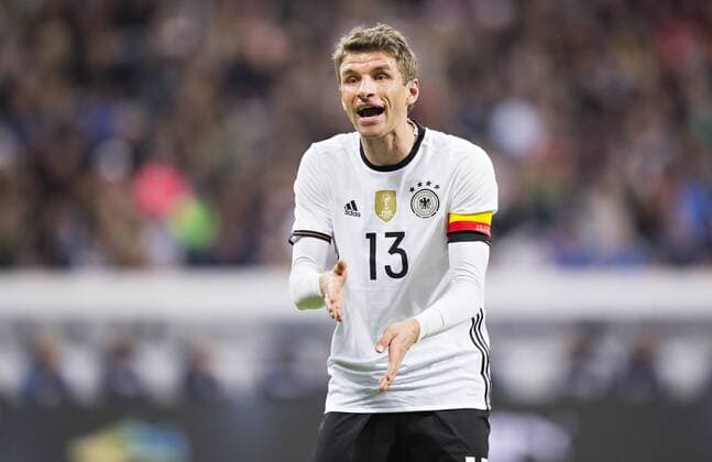 München, 29.03.2016, Allianz Arena Thomas Müller (Deutschland) Deutschland - Italien mm