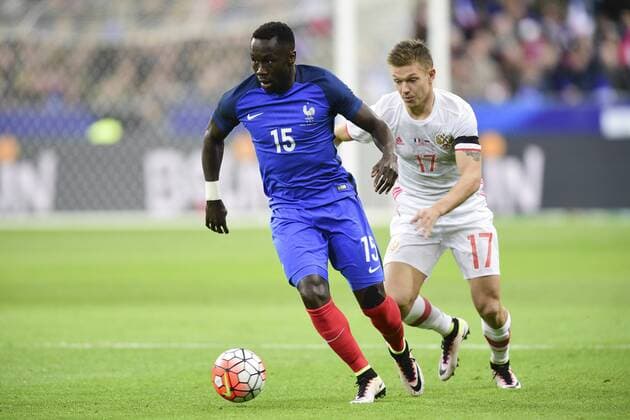 Bacary Sagna (France) vs Oleg Shatov (Russie) FOOTBALL : FRA vs RUS - Nationalteam - Länderspiel - 29 03 2016 JBAutissier Panoramic 