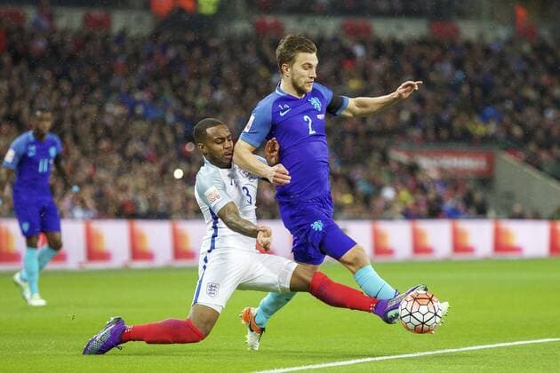 (L-R) Danny Rose of England, Joel Veltman of Holland Maurice van Steen London England v Netherlands xVIxxIVx 5232704