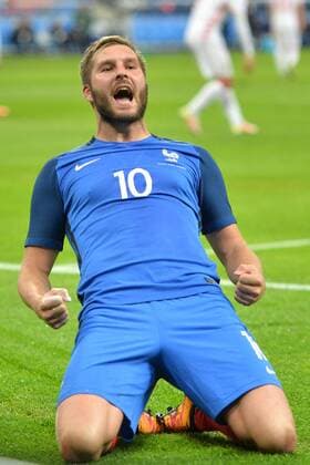 Bilder des Tages - SPORT ANDRE PIERRE GIGNAC - Celebration - FOOTBALL : FRA vs RUS - Nationalteam - Länderspiel - 29 03 2016 AnthonyBIBARD FEP Panoramic 