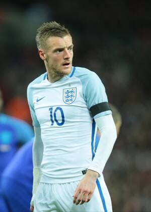 29.03.2016. Wembley Stadium, London, England. International Football Friendly England versus Netherlands. England Forward Jamie Vardy prepares for an England corner xMarkxKertonx  ActionPlus11723544