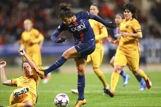 Cristiane (PSG) - Fussball Damen, Champions League, Paris Saint Germain PSG vs. FC Barcelona - 30 03 2016 GwendolineLeGoff Panoramic 