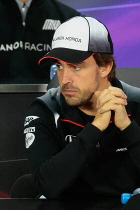 FORMULA 1 - Bahrain GP SAKHIR,BAHRAIN,31.MAR.16 - MOTORSPORTS, FORMULA 1 - FIA World Championship WM Weltmeisterschaft Grand Prix of Bahrain, Bahrain International Circuit, preview, press conference PK Pressekonferenz Image shows Fernando Alonso (ESP McLaren Honda). GEPAxpictures xFritzxMueller