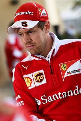 Sebastian Vettel, Scuderia Ferrari, formula 1 GP, Bahrain in Manama Shakir 01.04.2016 Photo:mspb Jerry Andre Sebastian Vettel, formula 1 GP, Bahrain