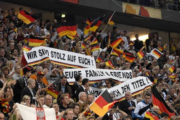 Handball WM 2007 Finale: Deutschland-Polen 04.02.2007. Fans in der Köln-Arena HM