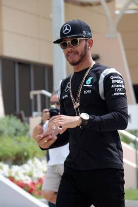 FORMULA 1 - Bahrain GP SAKHIR,BAHRAIN,01.APR.16 - MOTORSPORTS, FORMULA 1 - FIA World Championship WM Weltmeisterschaft Grand Prix of Bahrain, Bahrain International Circuit, free practice. Image shows Lewis Hamilton (GBR Mercedes GP). GEPAxpictures xFritzxMueller