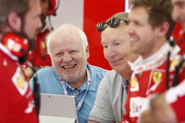 Motorsports: FIA Formula One World Championship WM Weltmeisterschaft 2016, Grand Prix of Bahrain, Norbert Vettel (GER), father of Sebastian Vettel xHOCHxZWEIx